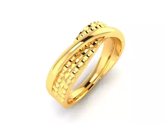 Women Band Ring 3dm render detail