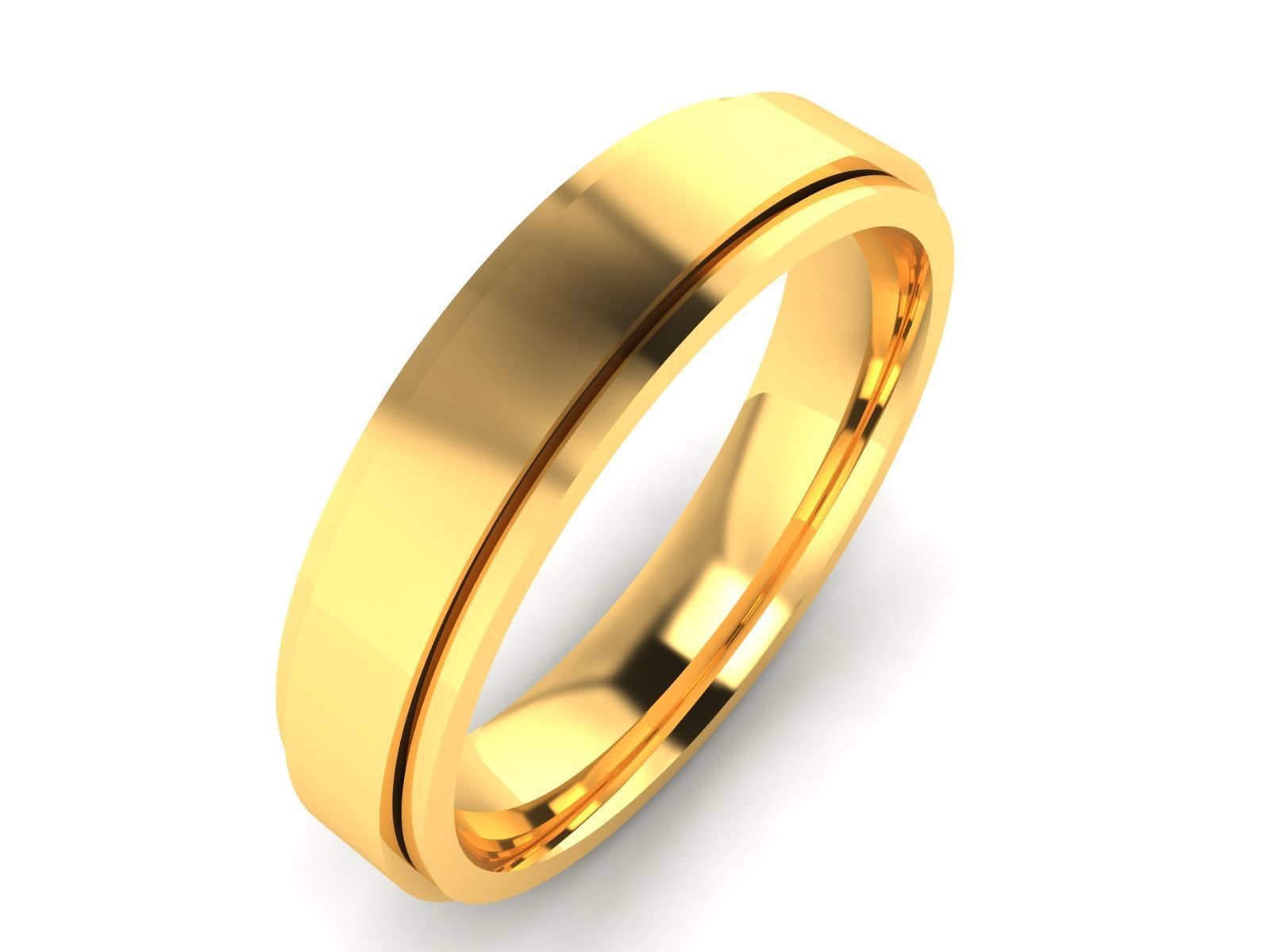 Women Band Ring 3dm render detail 3D print model_1