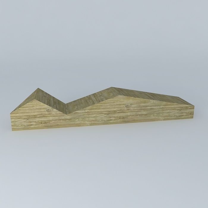 Counter display Free 3D model_2