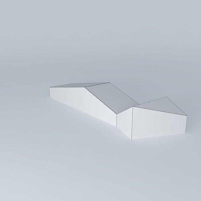 Counter display Free 3D model_3