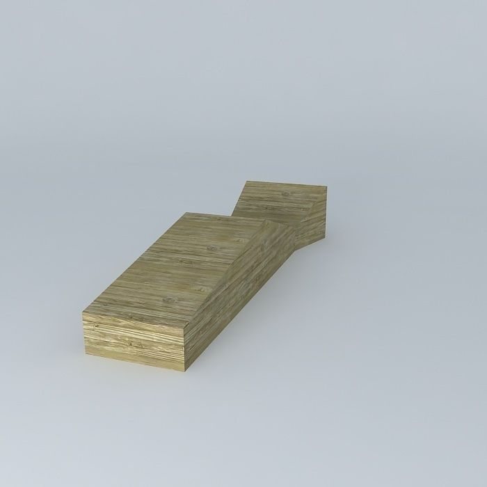 Counter display Free 3D model_1