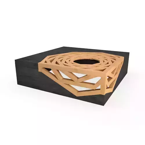 Vito Hanako Coffee Table Geo 3D model
