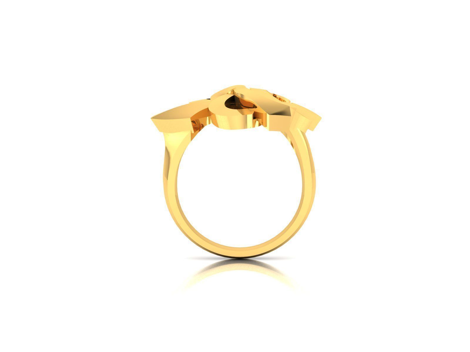 Women Ring 3dm render detail 3D print model_2