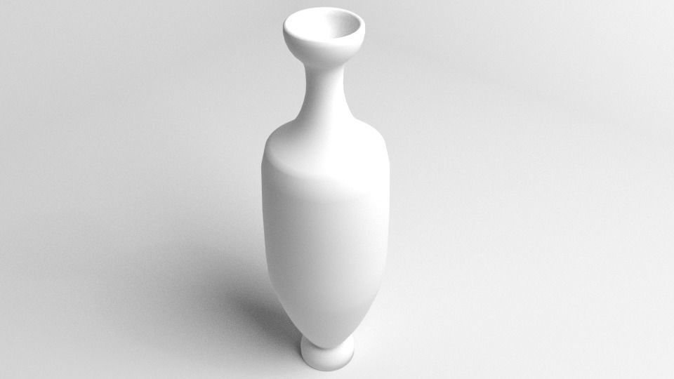 Metalic Vase 3D model_3