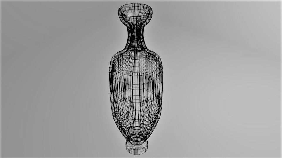 Metalic Vase 3D model_4