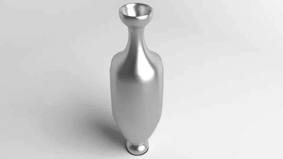 Metalic Vase 3D model_0