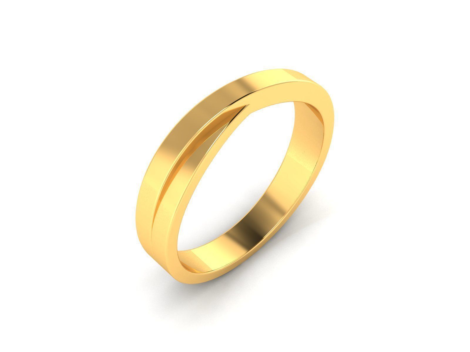 Women Band Ring 3dm render detail 3D print model_1