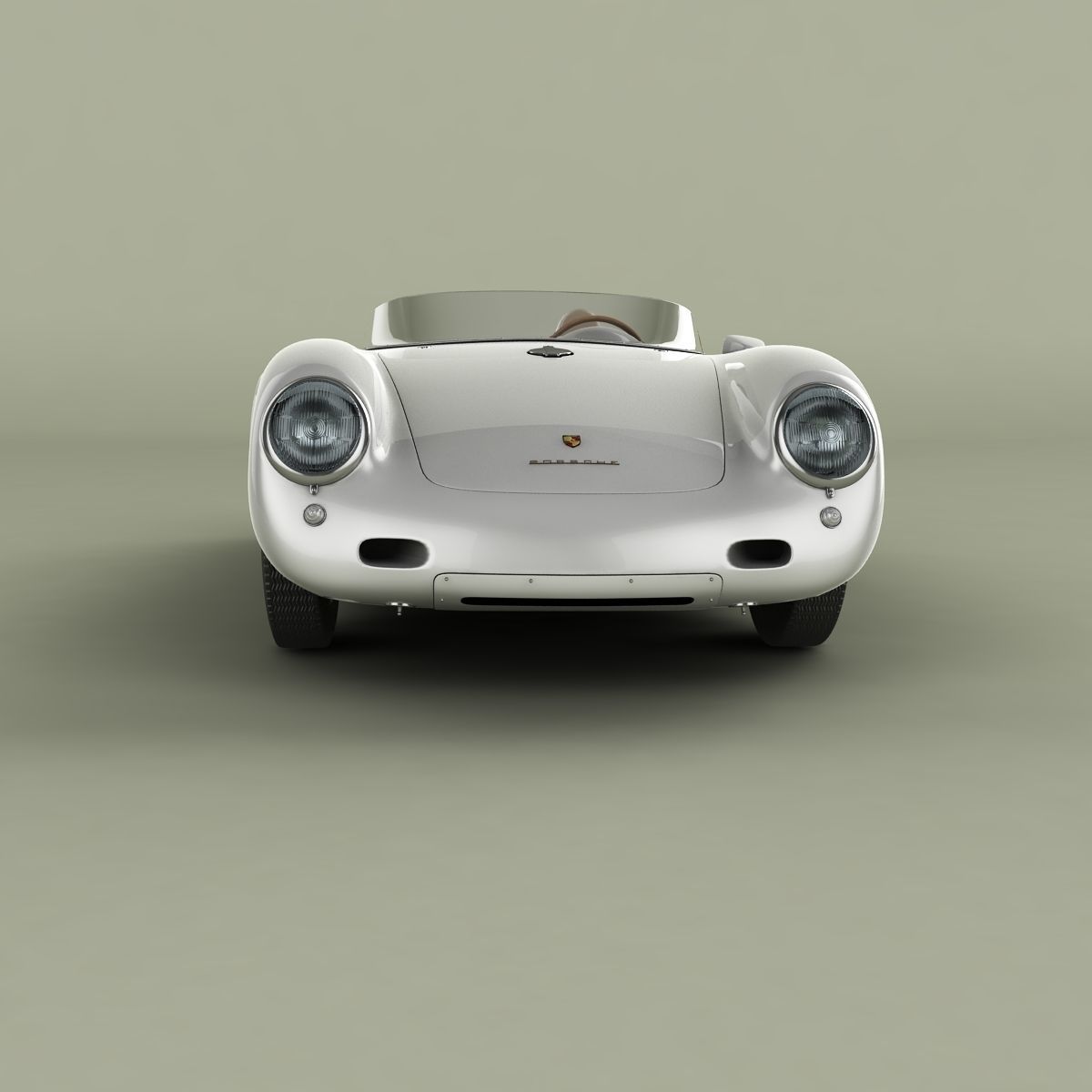 Porsche 550 A Spyder 3D model_4
