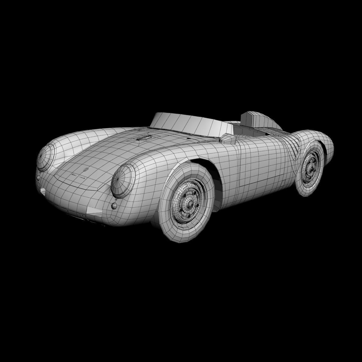 Porsche 550 A Spyder 3D model_12