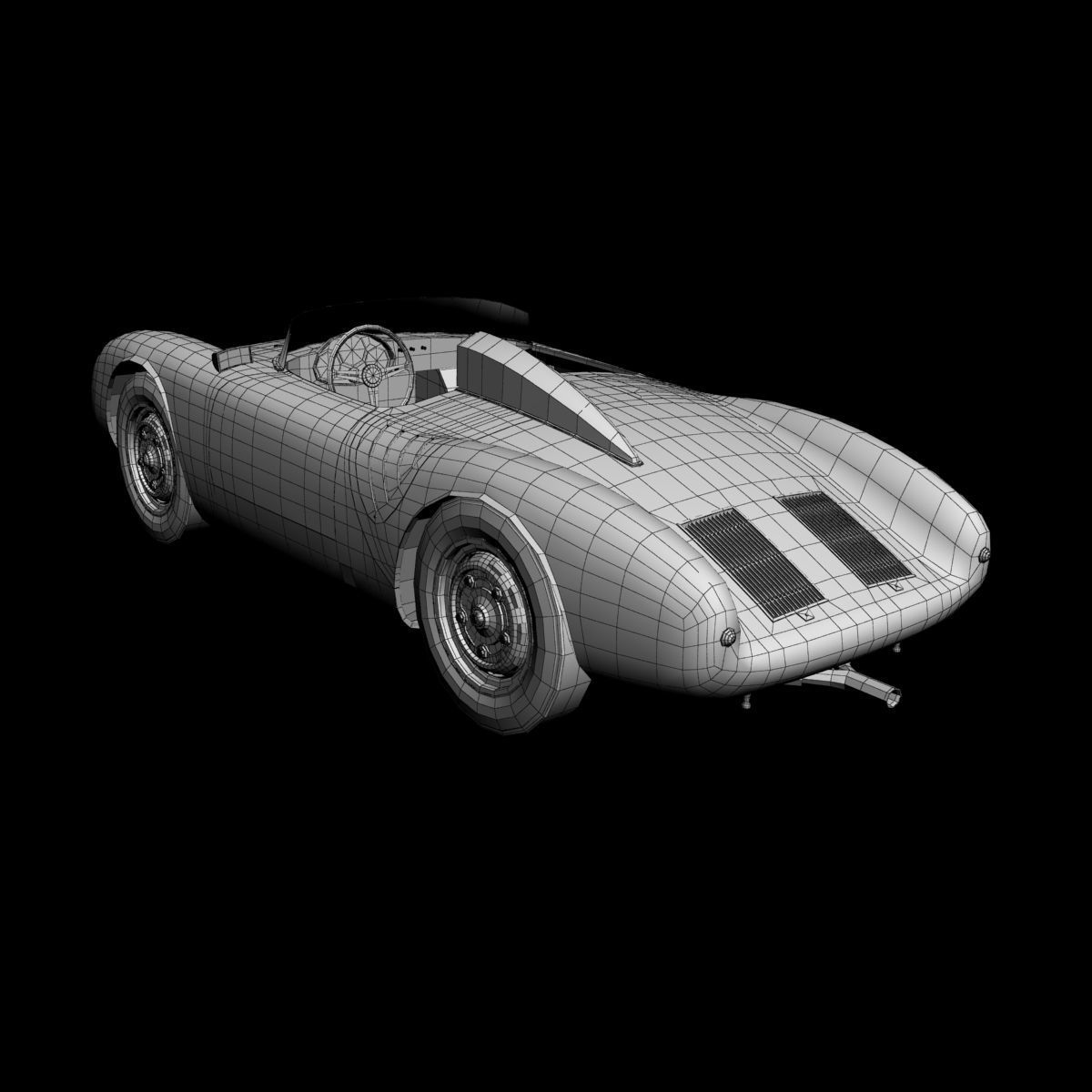 Porsche 550 A Spyder 3D model_14
