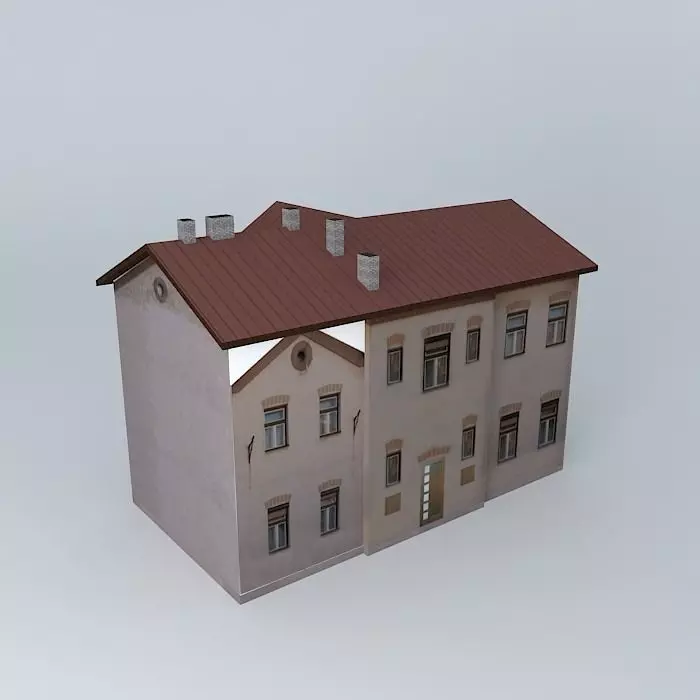 Old Train Station Free 3D model_0
