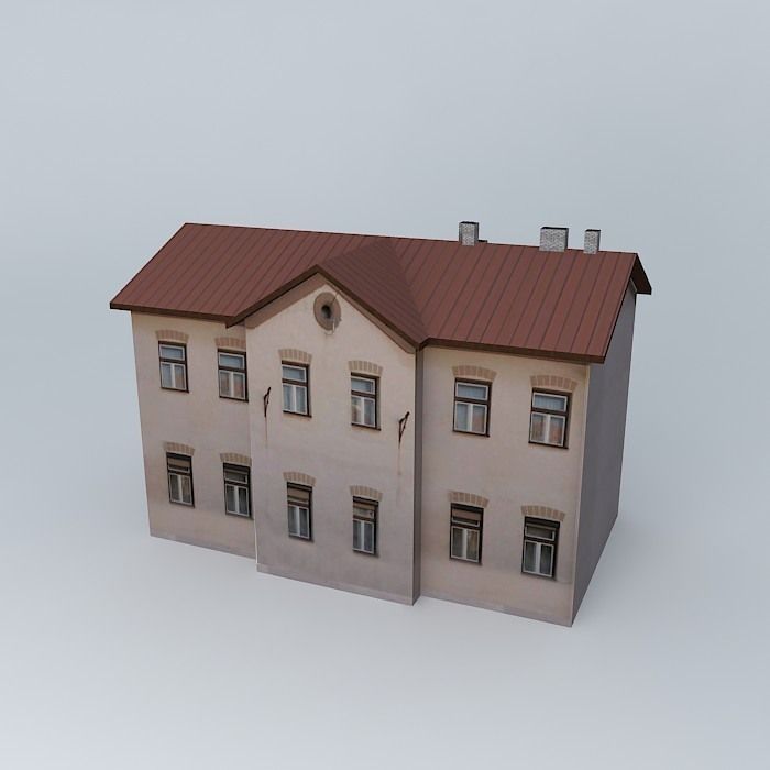 Old Train Station Free 3D model_1