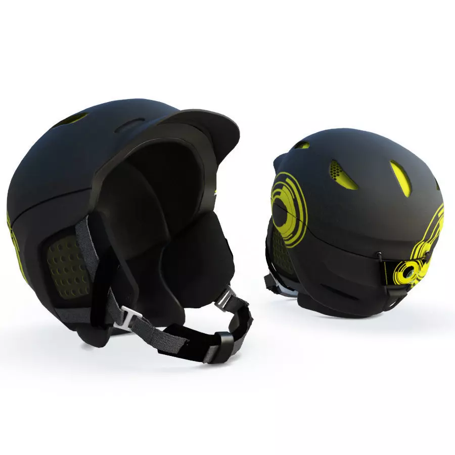 Ski Helmet 3D model
