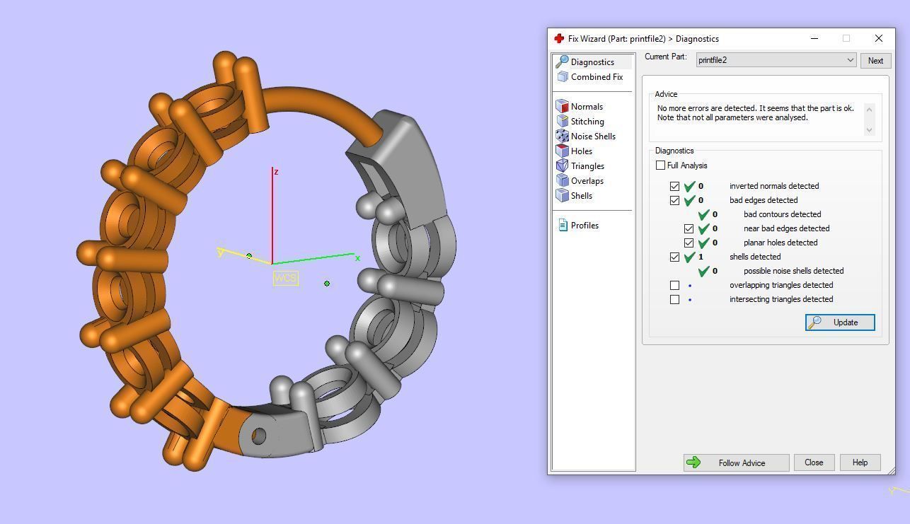 Earrings 7 two diamond hoop in rose gold 3D print model_6