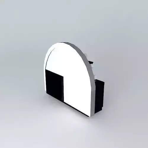 Vanity table with lamps