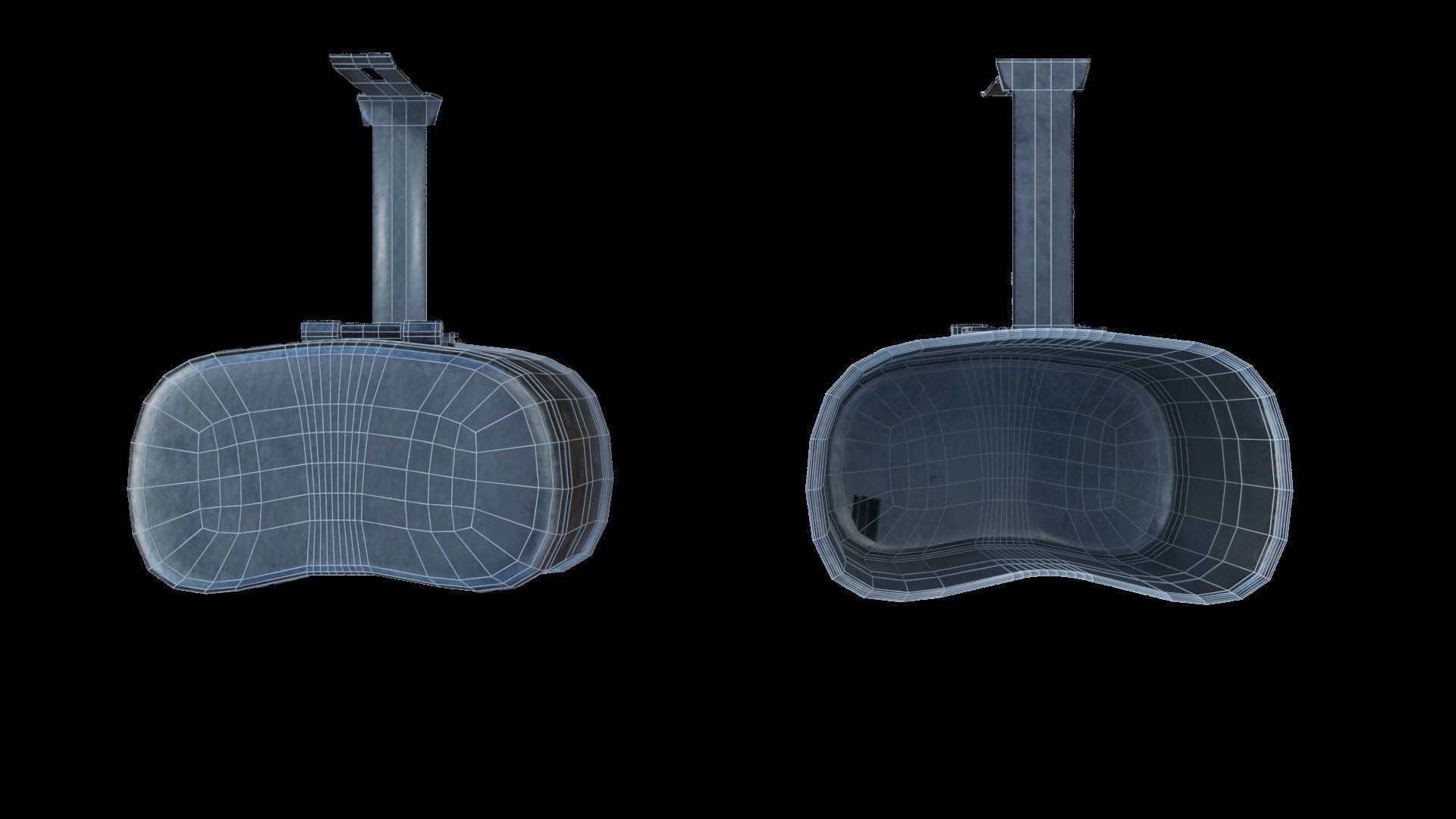 Military Eating Utensils Low-poly 3D model_27