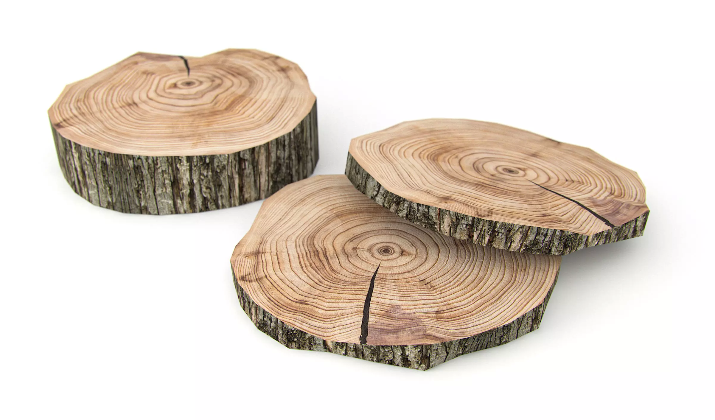 Wooden Stump Free low-poly 3D model