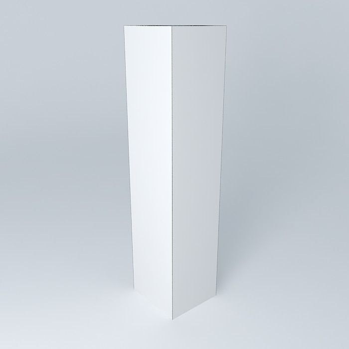 Standing lightbox Free 3D model_4