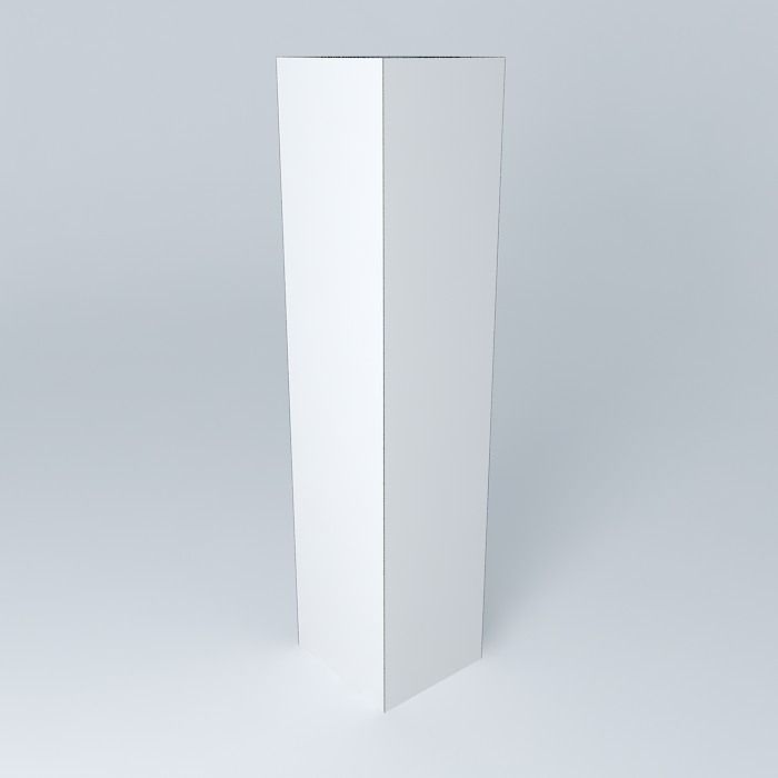 Standing lightbox Free 3D model_3