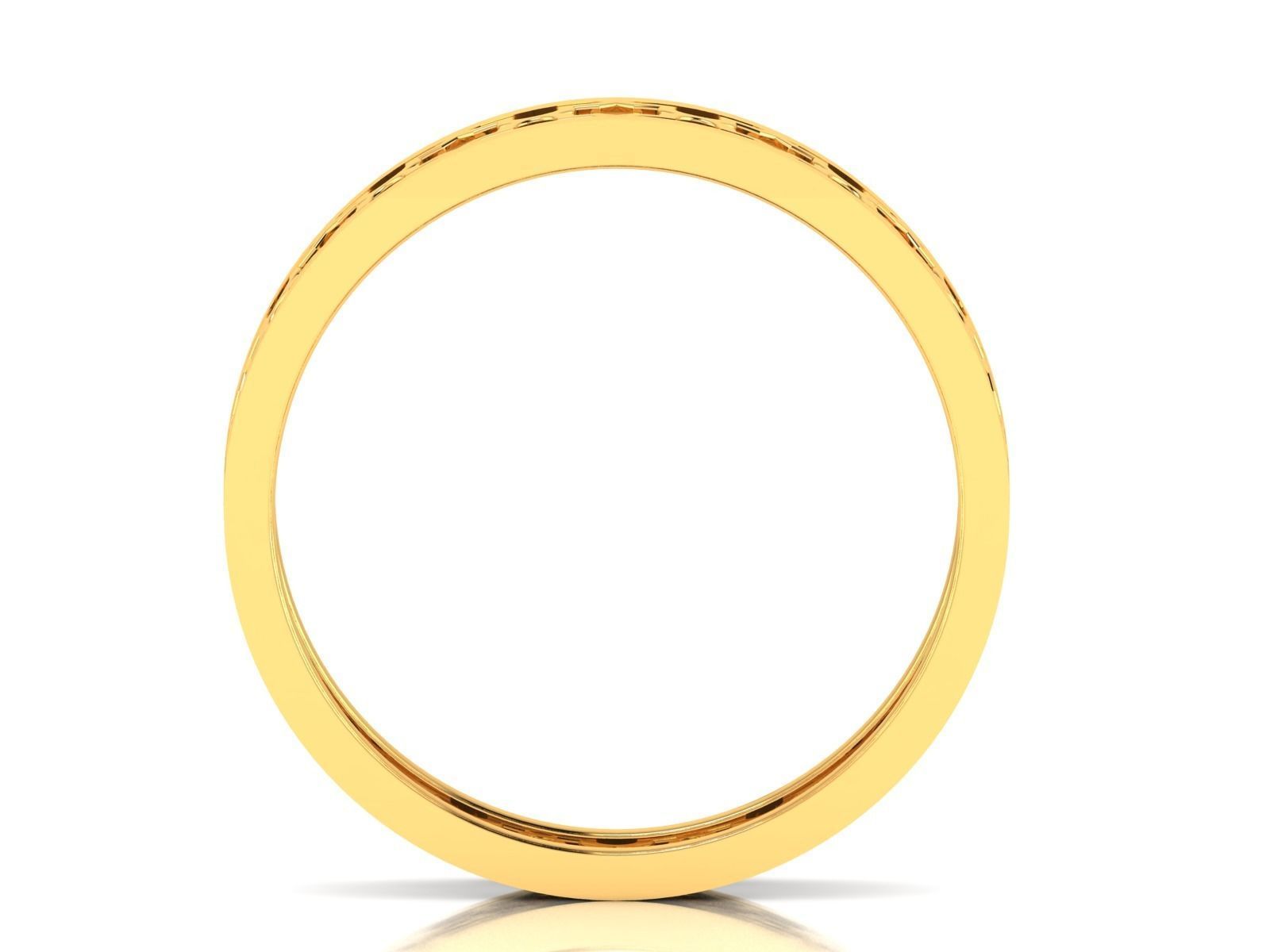 Women Band Ring 3dm render detail 3D print model_2