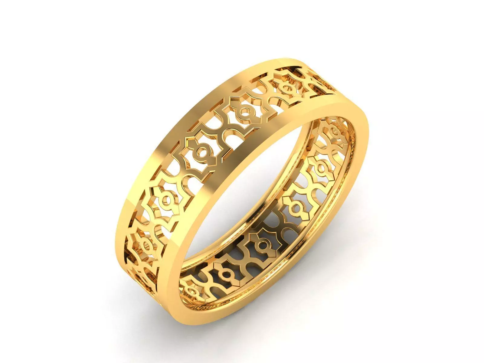 Women Band Ring 3dm render detail 3D print model_0
