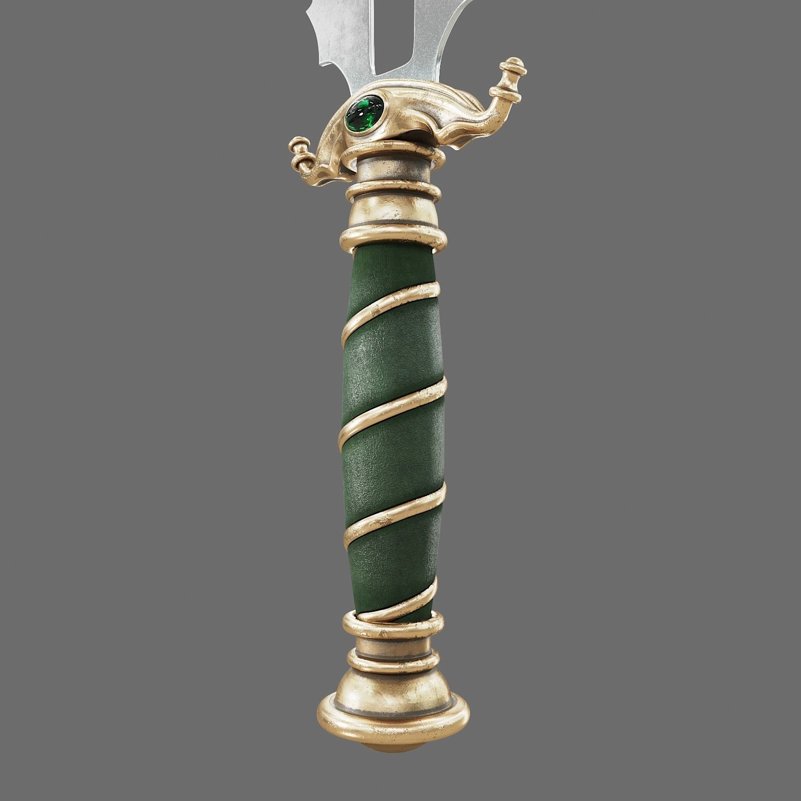Set of Graceful Blades Low-poly 3D model_14