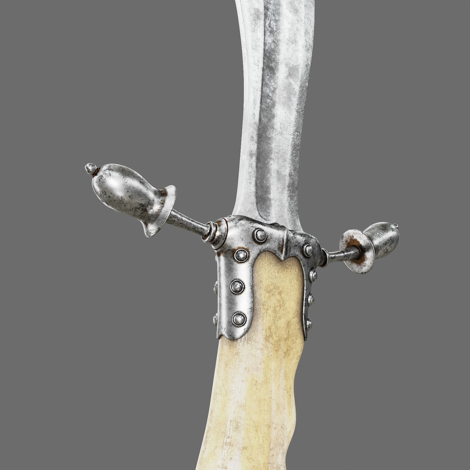 Set of Graceful Blades Low-poly 3D model_18