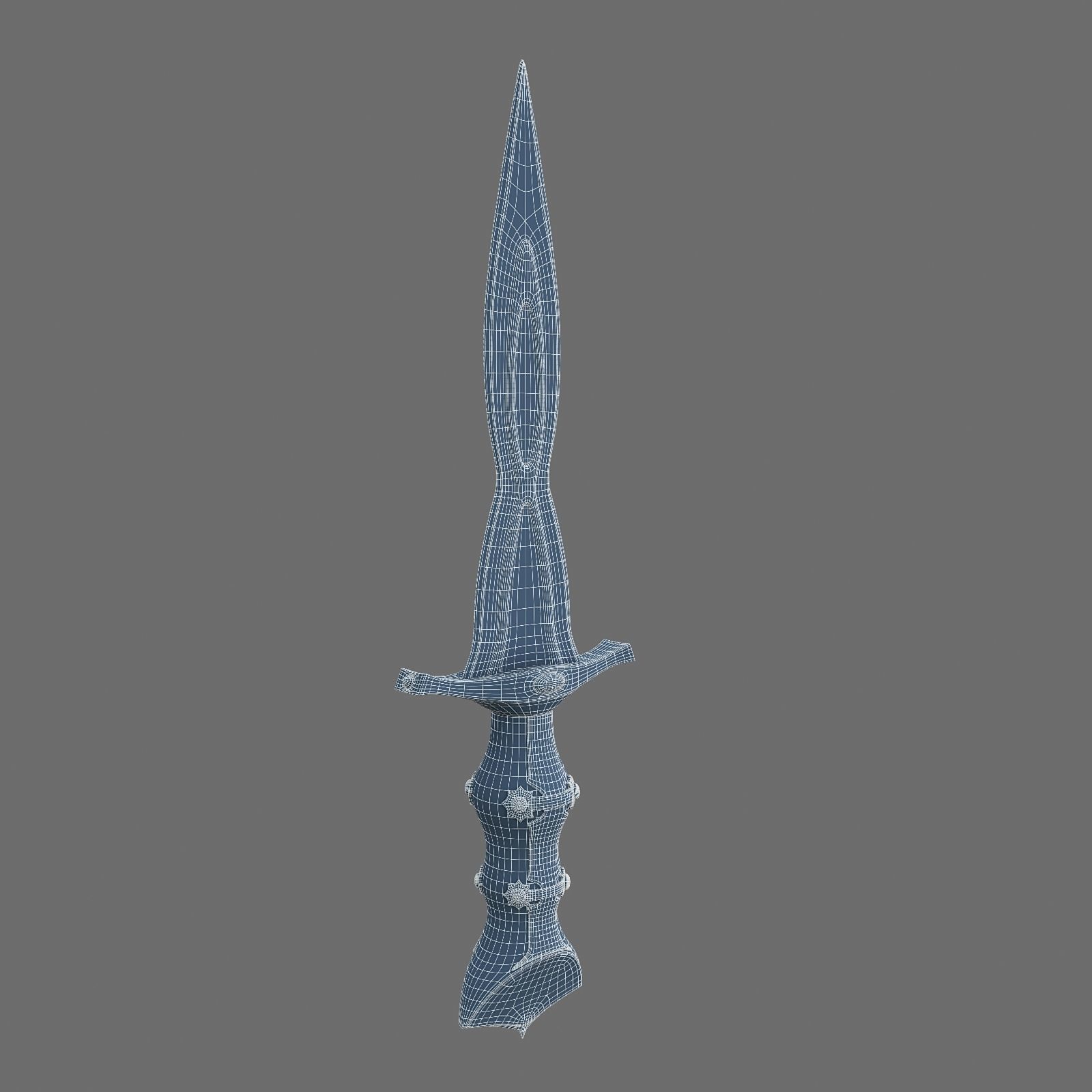 Set of Graceful Blades Low-poly 3D model_27