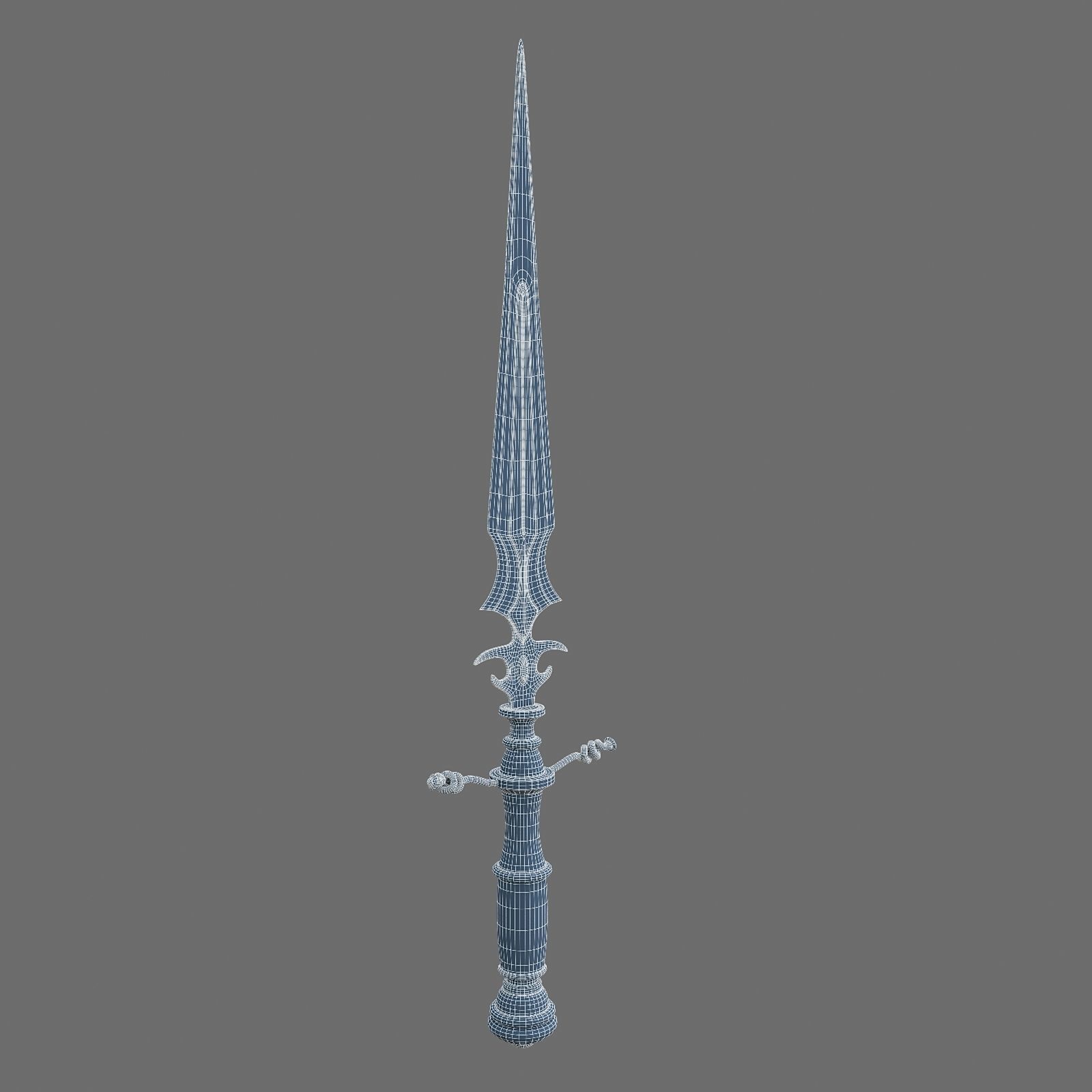 Set of Graceful Blades Low-poly 3D model_24