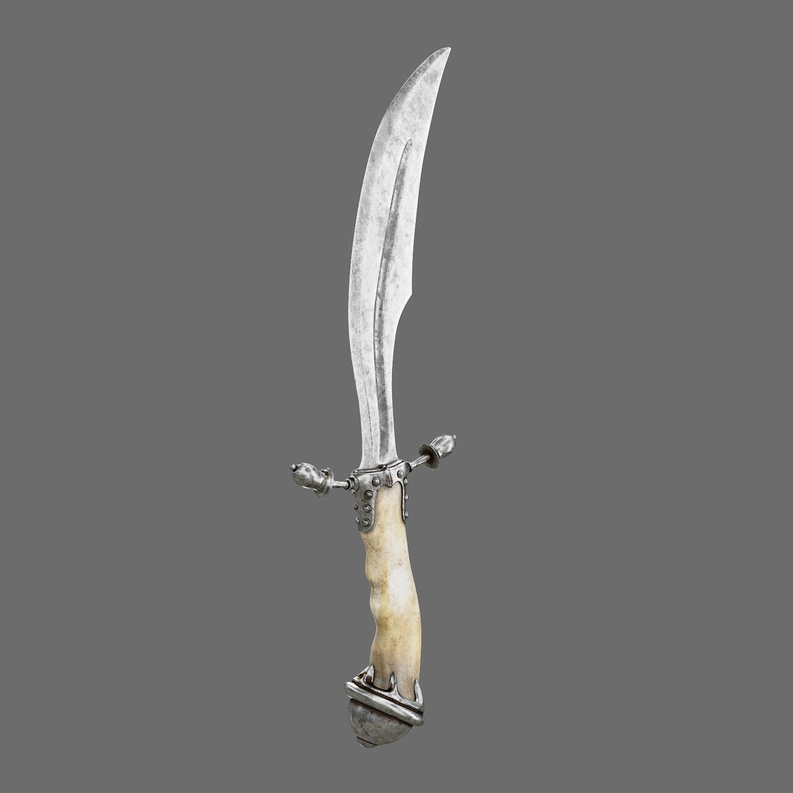 Set of Graceful Blades Low-poly 3D model_4
