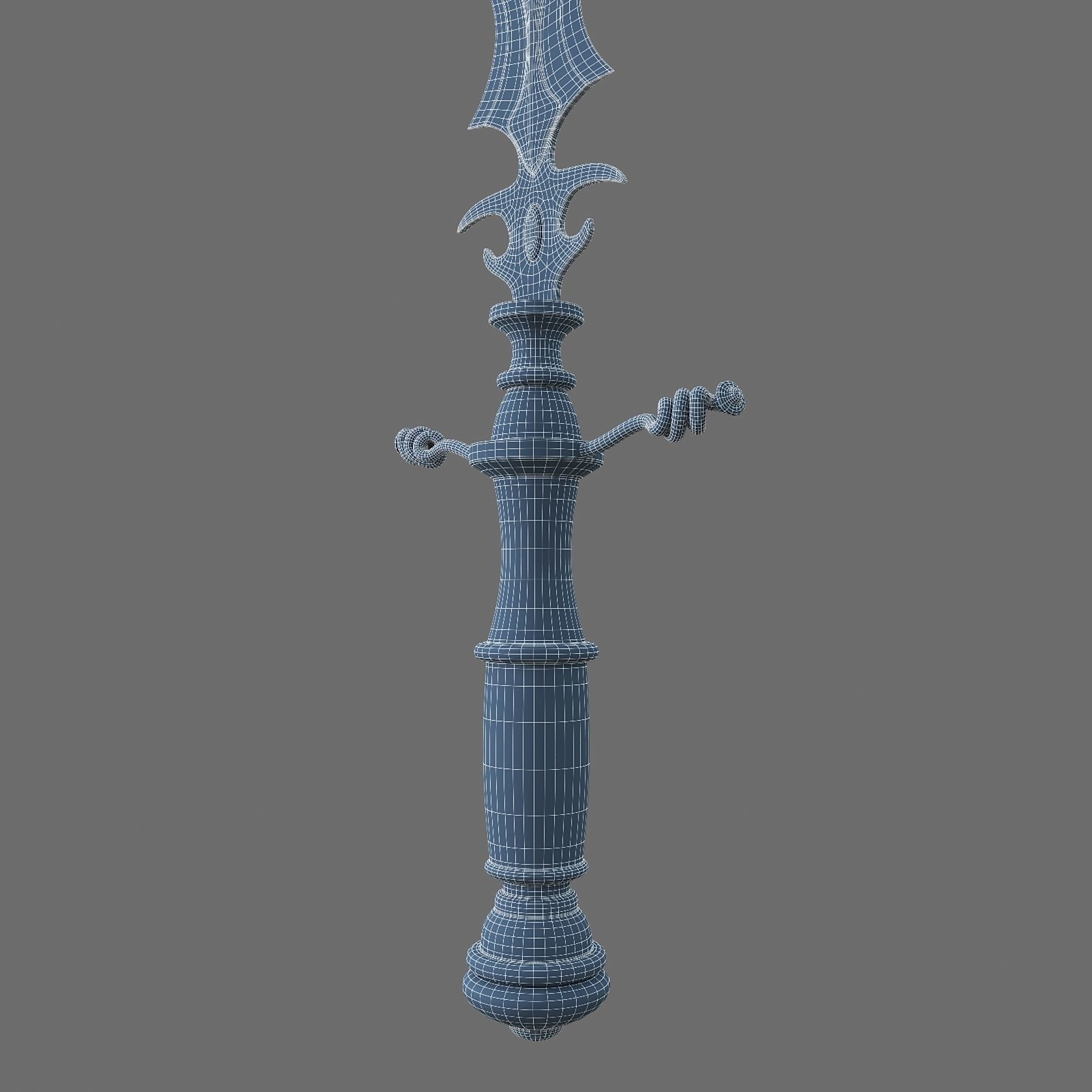 Set of Graceful Blades Low-poly 3D model_31