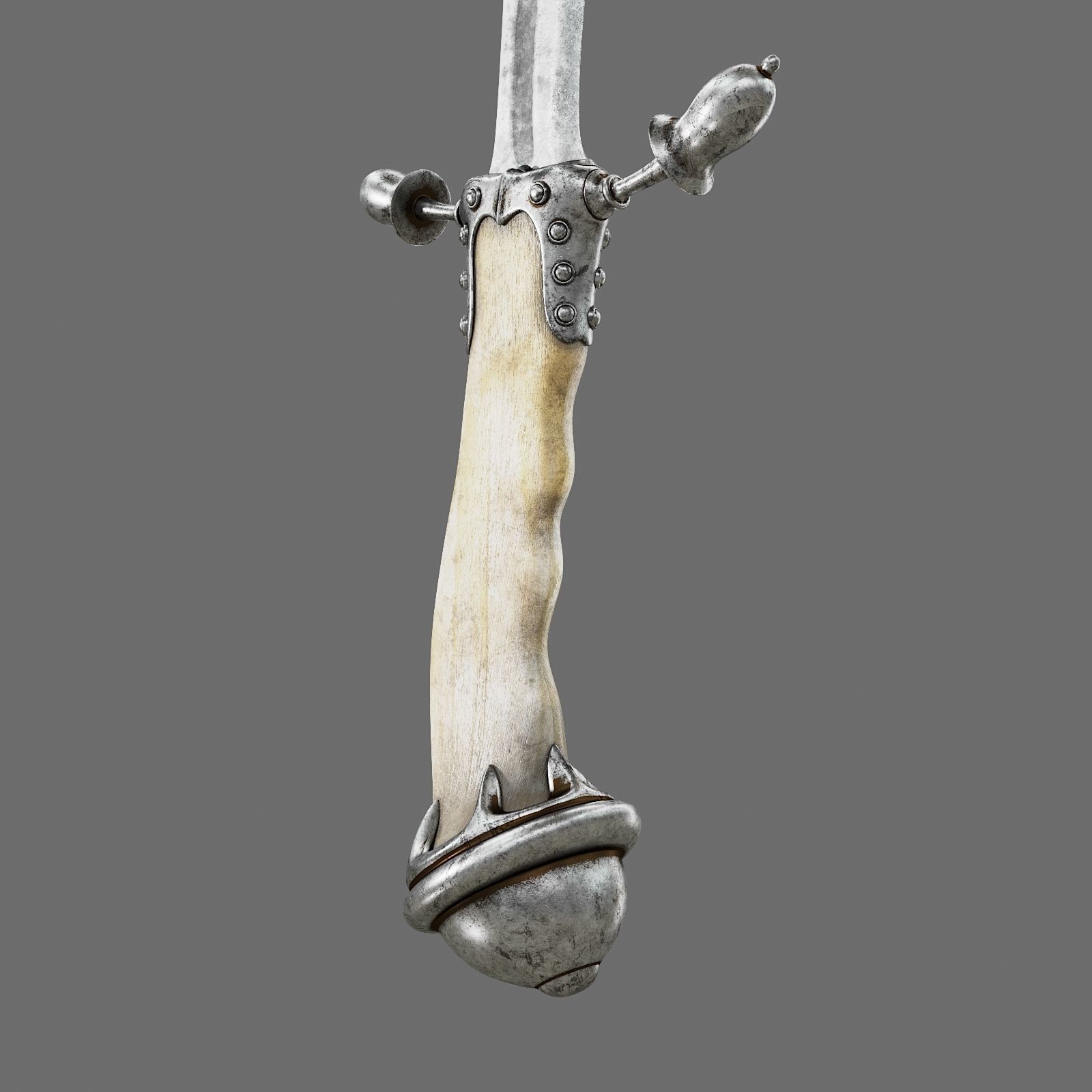 Set of Graceful Blades Low-poly 3D model_11