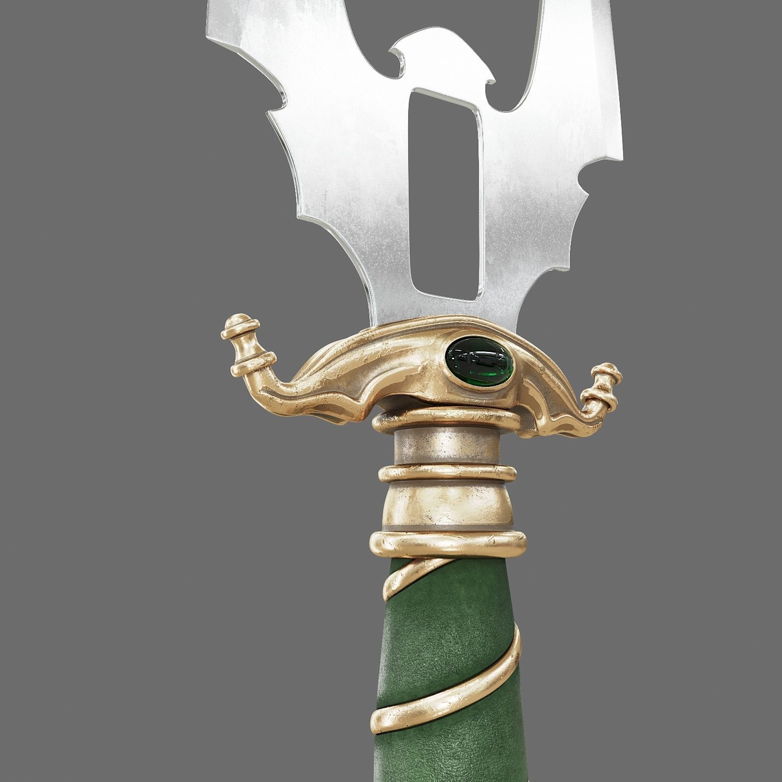 Set of Graceful Blades Low-poly 3D model_21