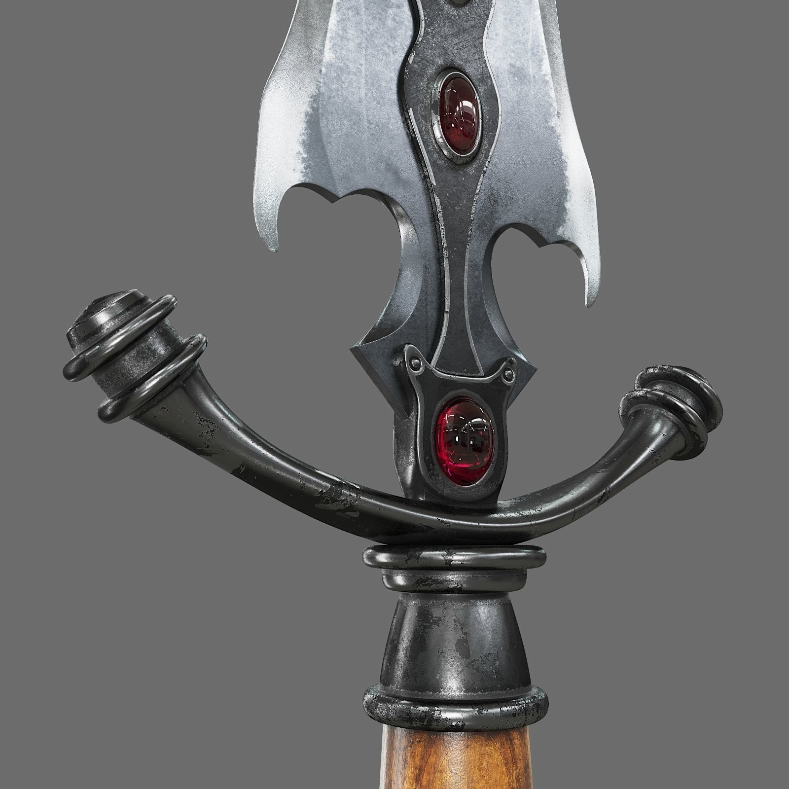 Set of Graceful Blades Low-poly 3D model_15