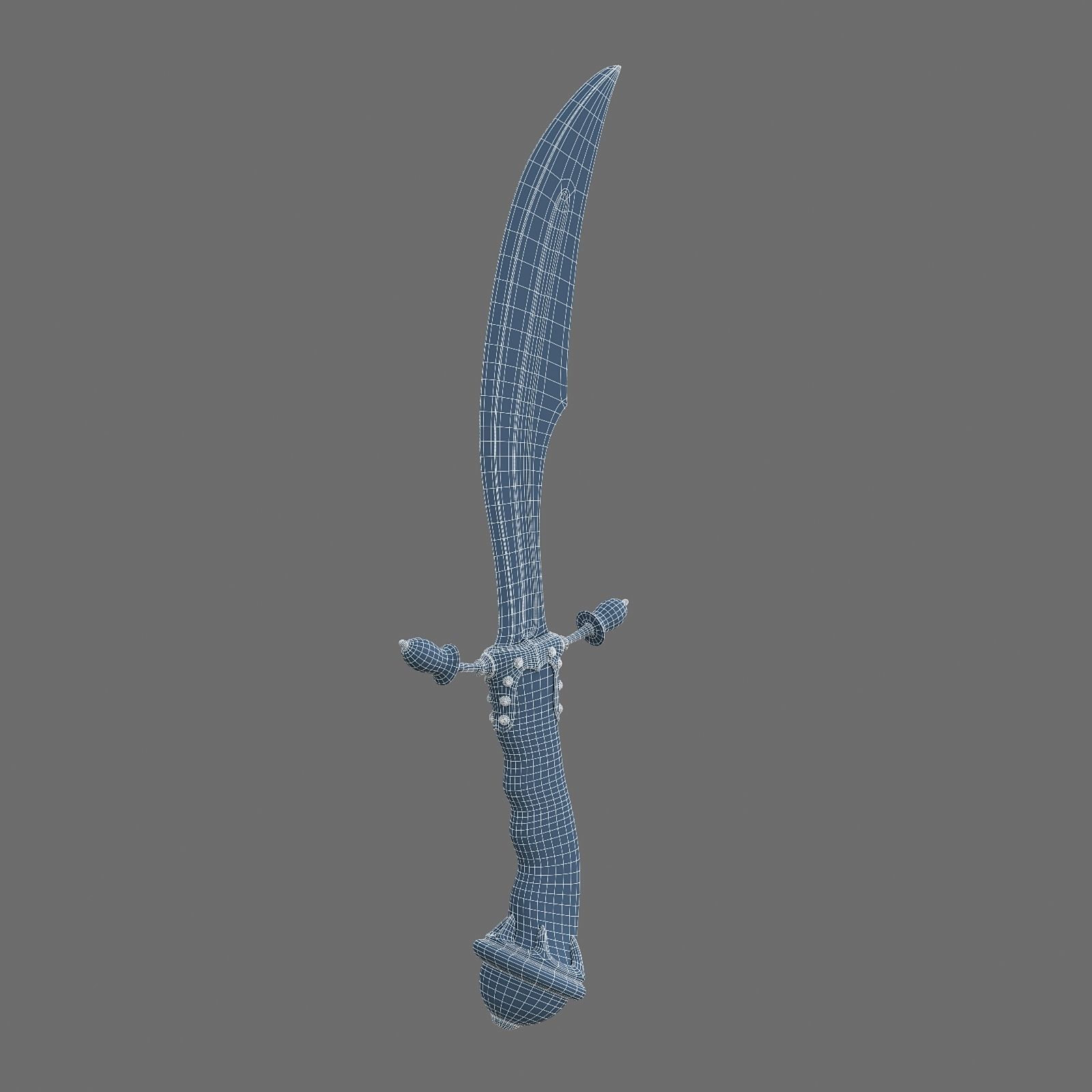 Set of Graceful Blades Low-poly 3D model_25