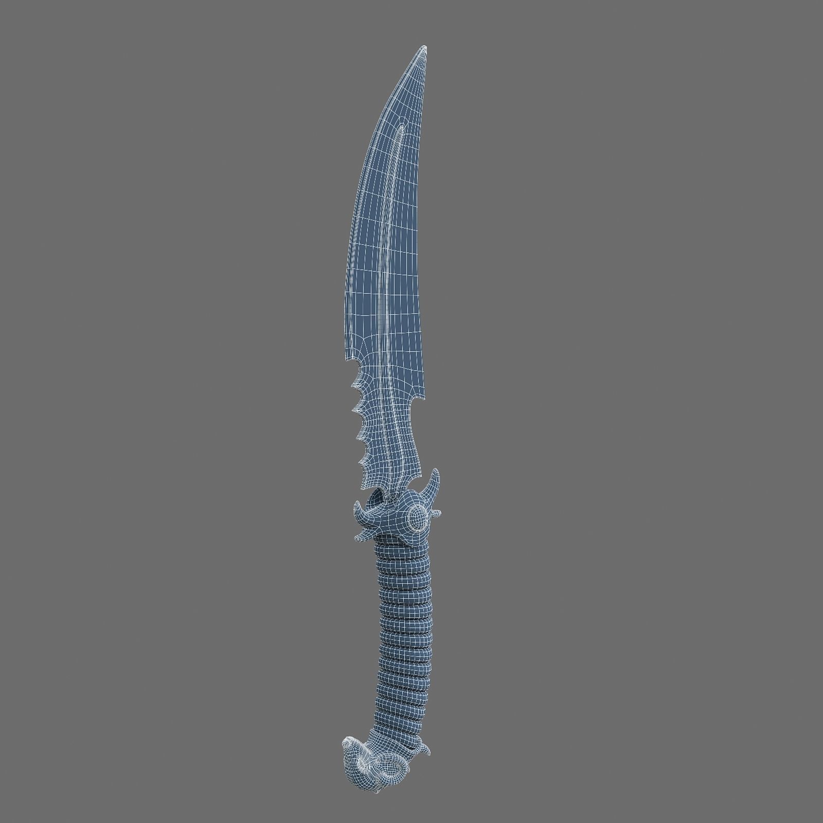 Set of Graceful Blades Low-poly 3D model_26