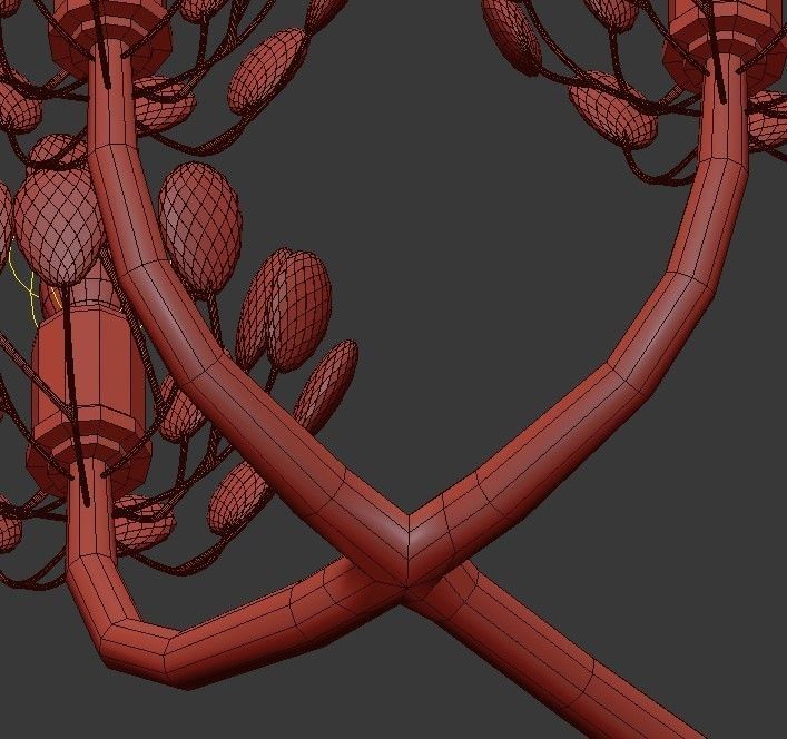 Agave Americana Chandelier 3D model_6