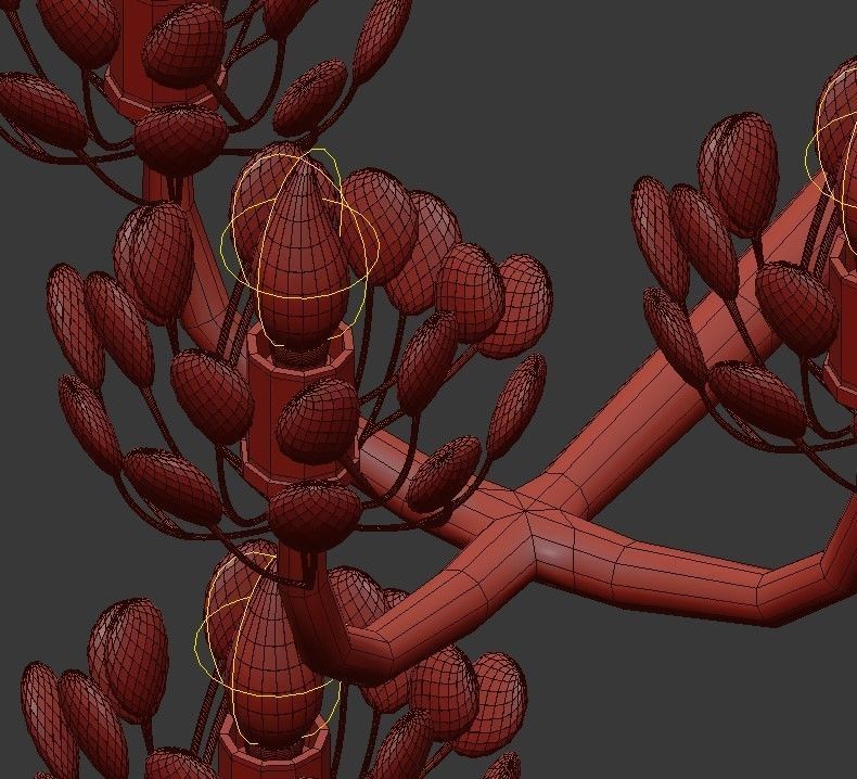 Agave Americana Chandelier 3D model_8