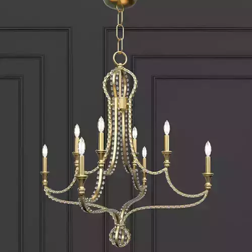 8 Light Handcrafted Chandelier