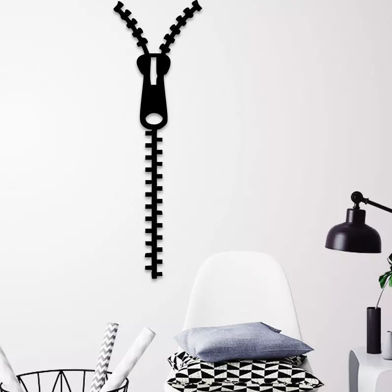 ZIPPED WALL FOR WALL DECORATION 3D print model_0