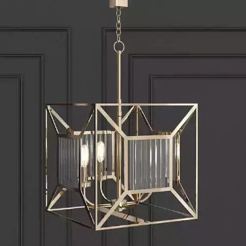 Cage 4 Light Chandelier
