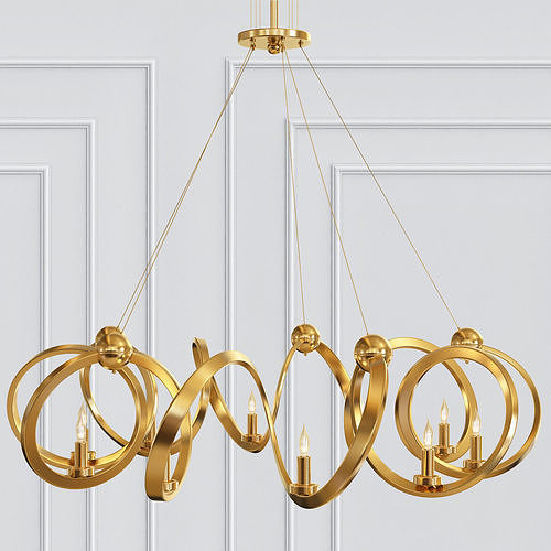 Ringmaster Chandelier 3D model