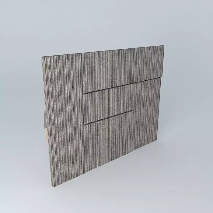 Feature wall Free 3D model_0