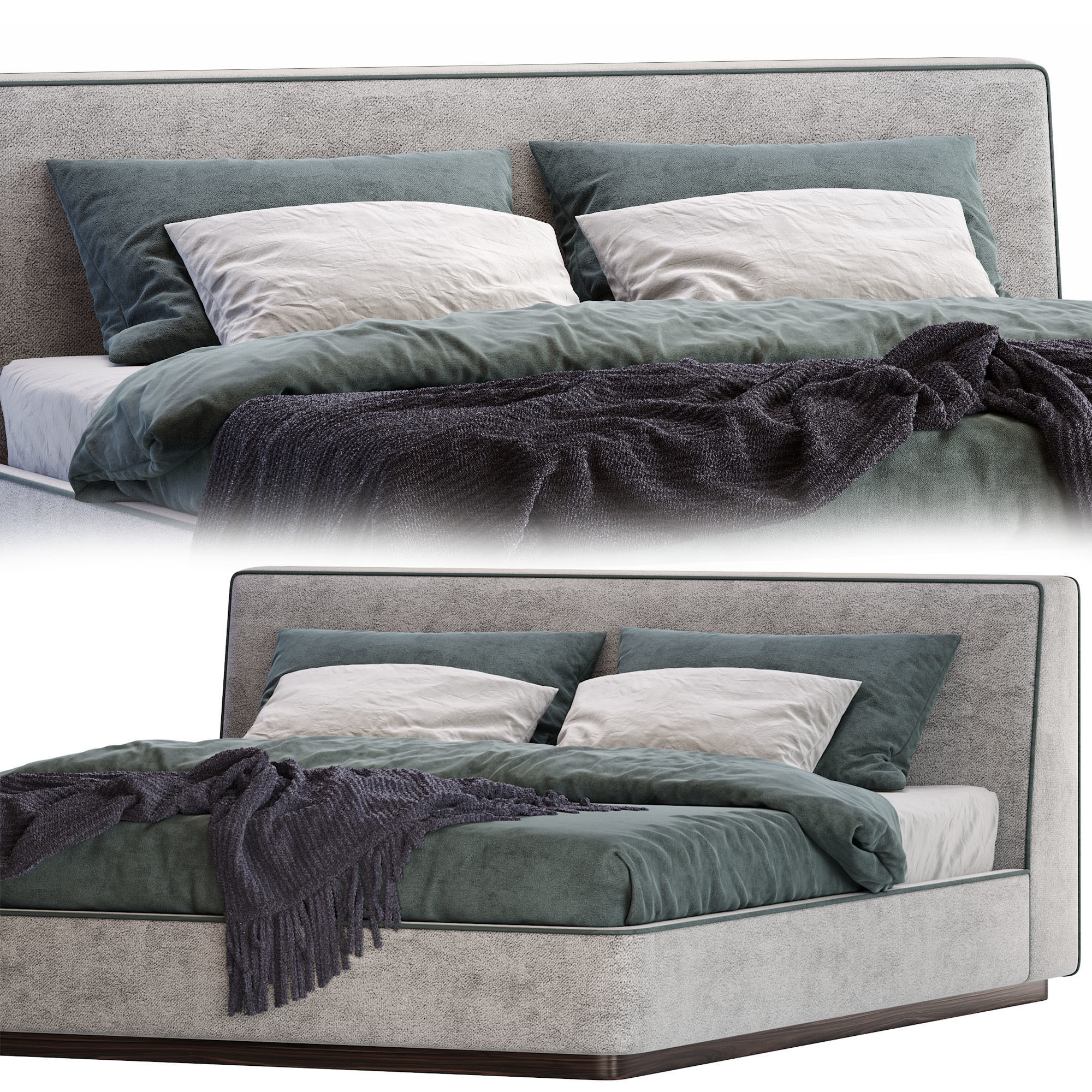 Alberta bed Dion 3D model_1
