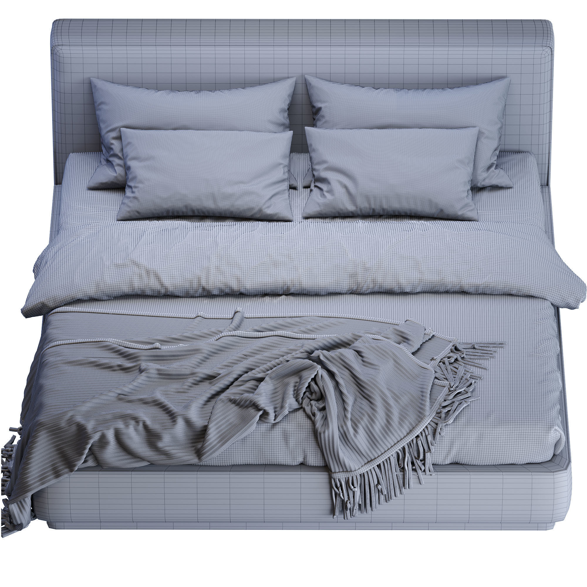 Alberta bed Dion 3D model_2