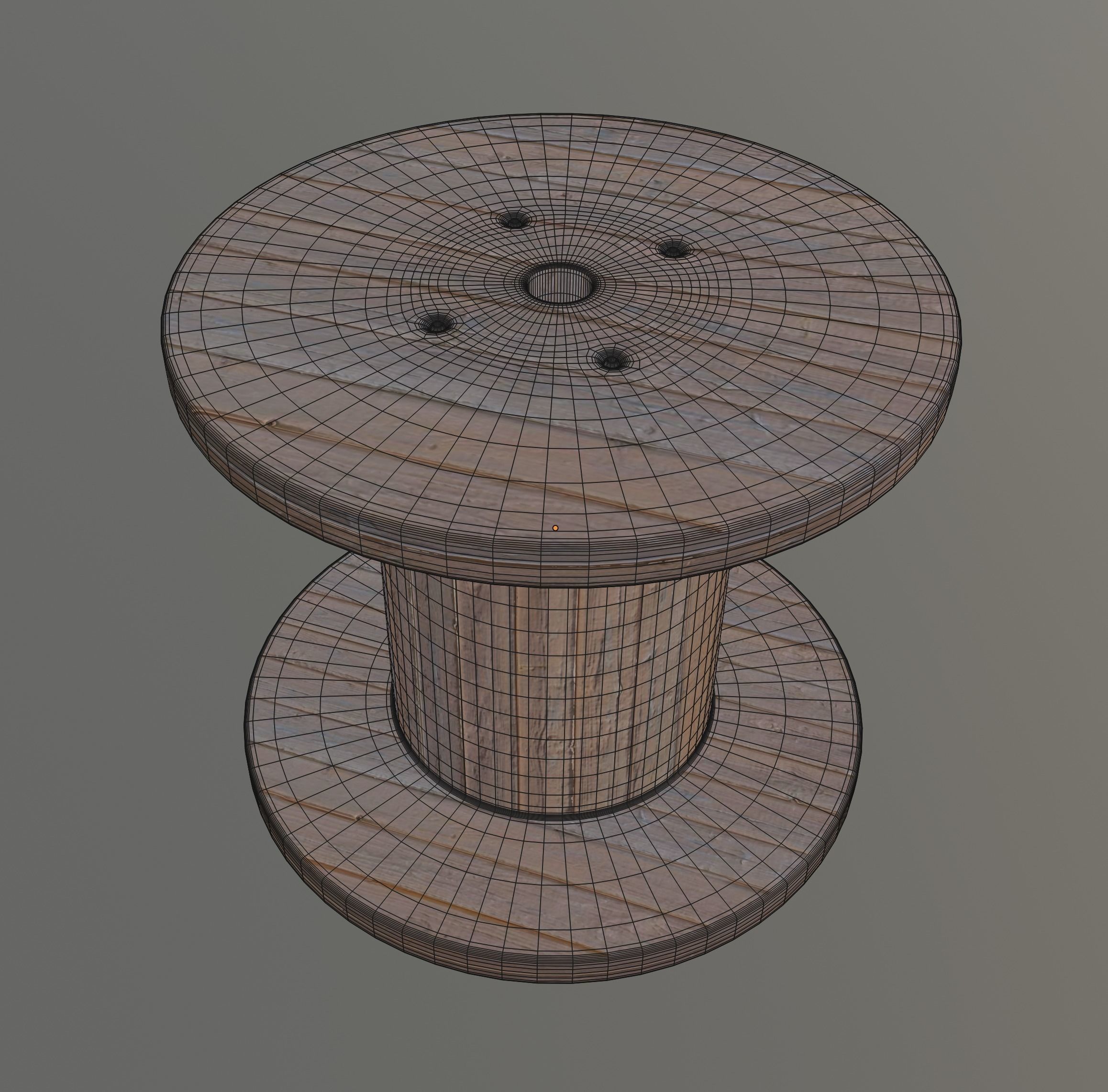 Cable Reel 3D model_10