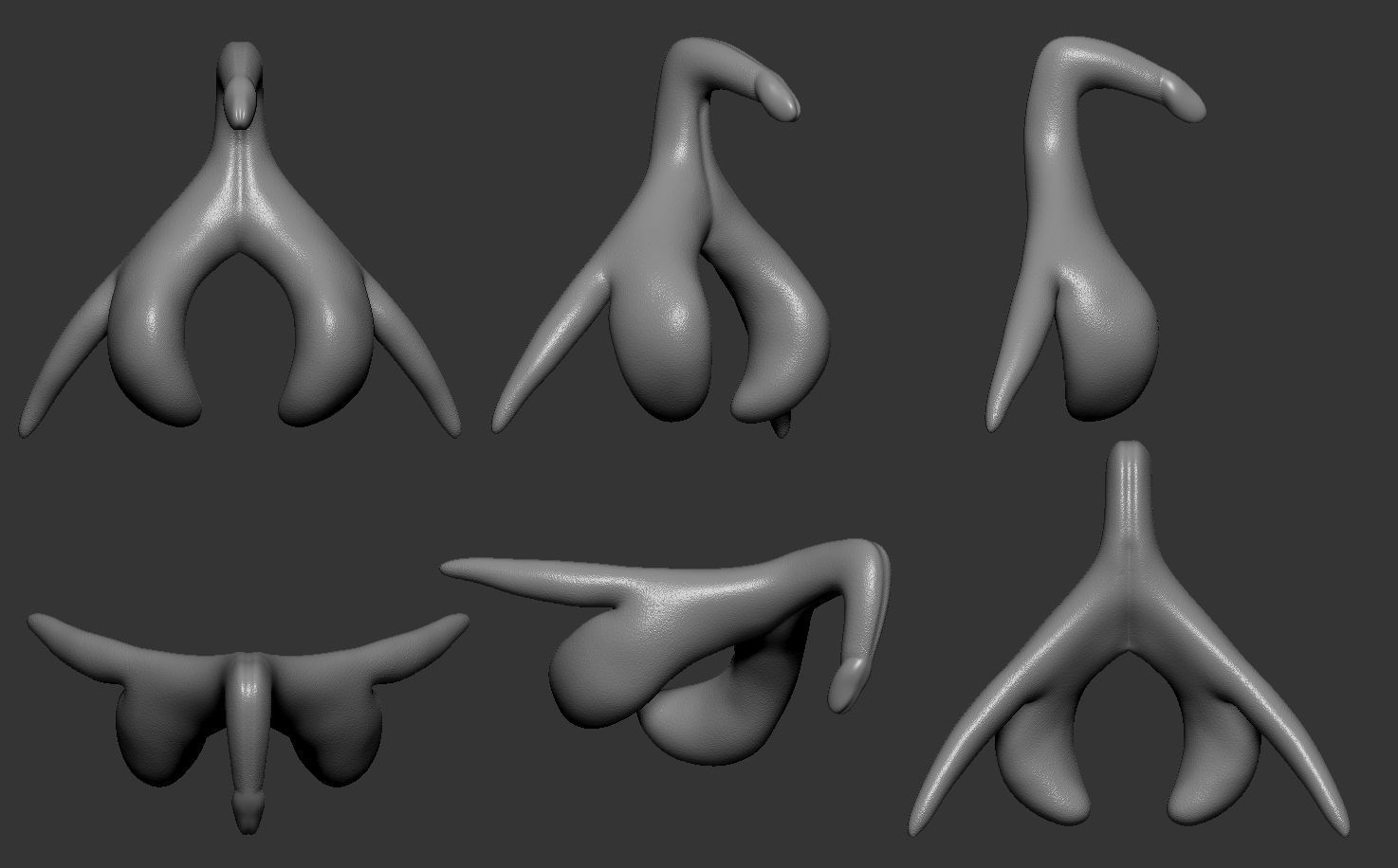 Anatomical Clitoris Free 3D print model_1