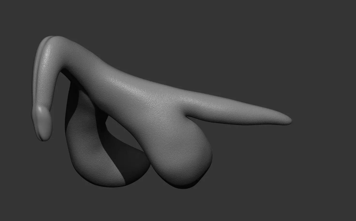 Anatomical Clitoris Free 3D print model_0