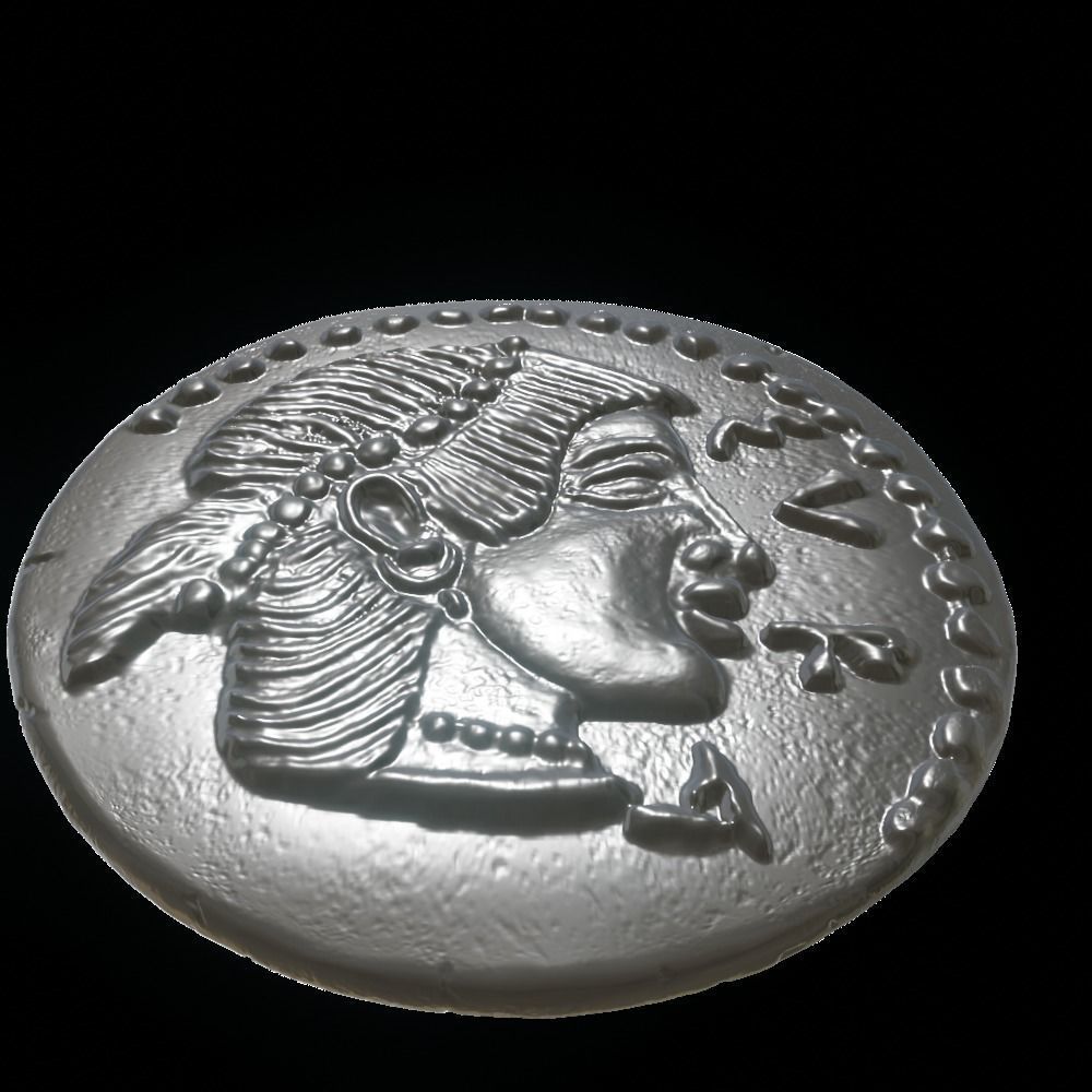 Octopus Coin-Silver Litra 3D print model_5