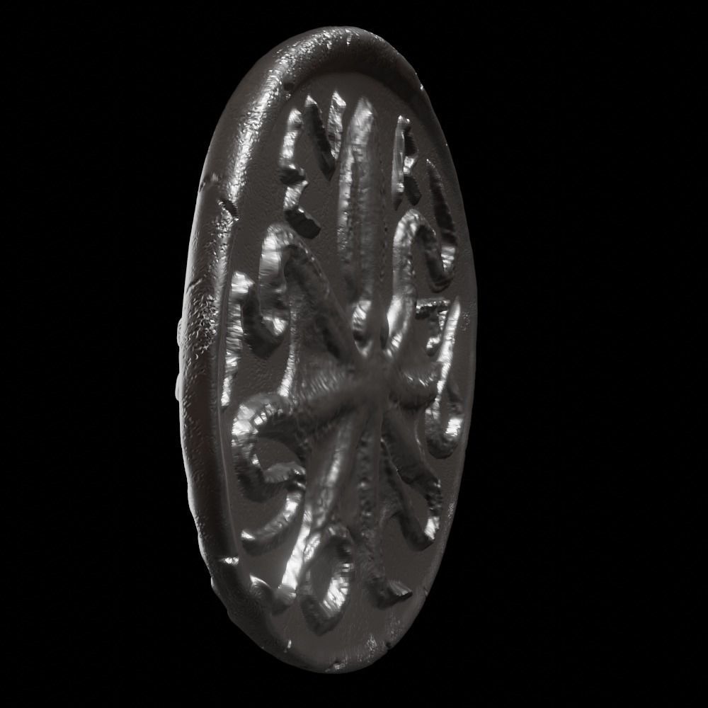 Octopus Coin-Silver Litra 3D print model_19